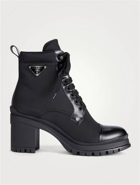 prada ankle strap booties|nylon Prada boots women.